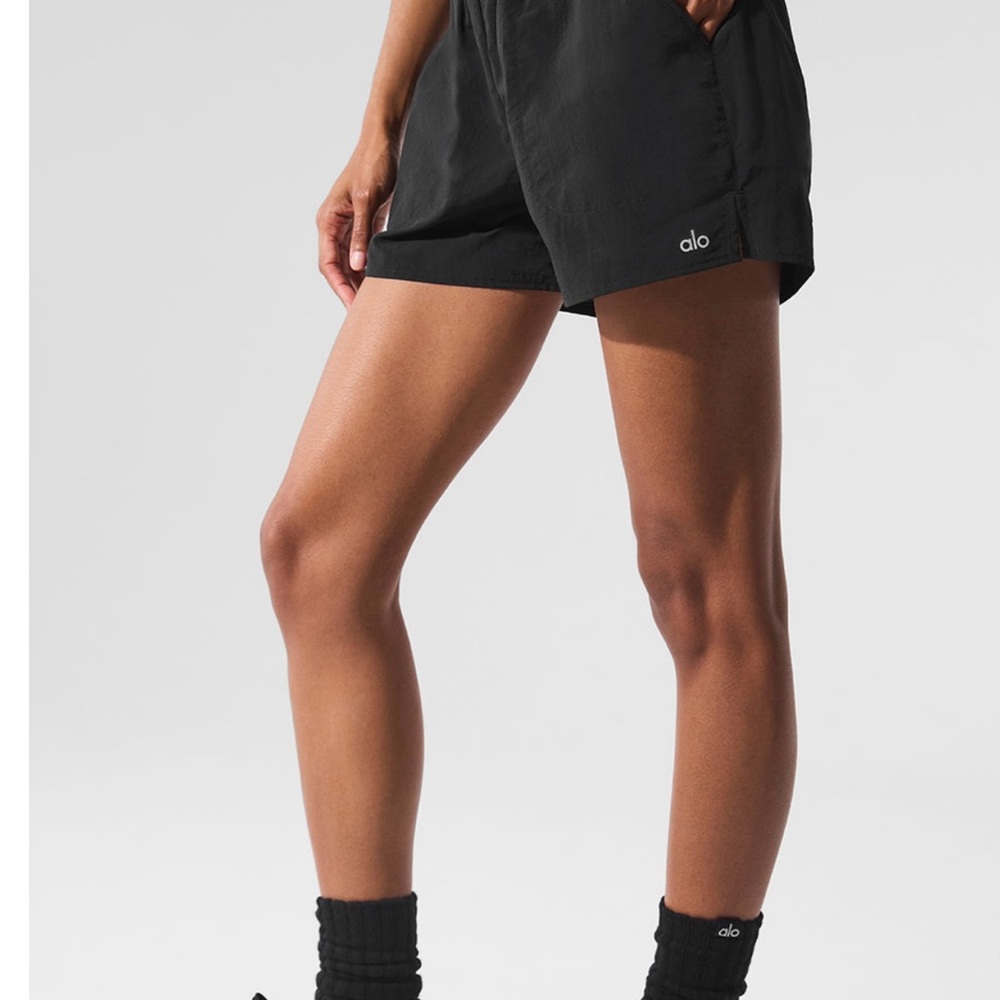 ALO Alumni Women's Black Shorts